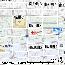 愛知県名古屋市昭和区長戸町3丁目45周辺の地図