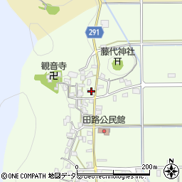 兵庫県丹波市柏原町田路611周辺の地図