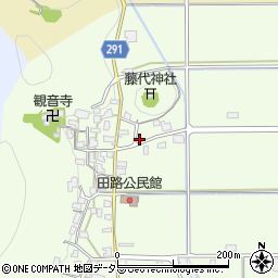 兵庫県丹波市柏原町田路407周辺の地図