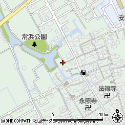 滋賀県近江八幡市安土町常楽寺746周辺の地図