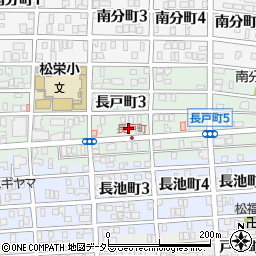 愛知県名古屋市昭和区長戸町3丁目41周辺の地図