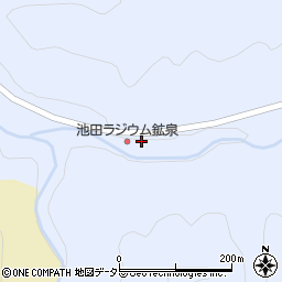 池田ラジウム鉱泉周辺の地図