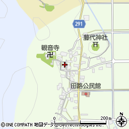 兵庫県丹波市柏原町田路597周辺の地図