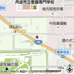 兵庫県丹波市柏原町田路28周辺の地図
