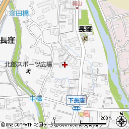 静岡県長泉町（駿東郡）下長窪周辺の地図