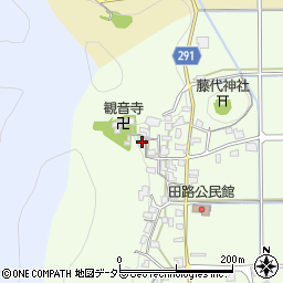 兵庫県丹波市柏原町田路598周辺の地図