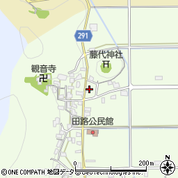兵庫県丹波市柏原町田路412周辺の地図