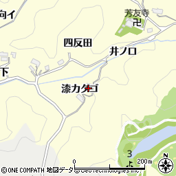 愛知県豊田市芳友町漆カクゴ周辺の地図