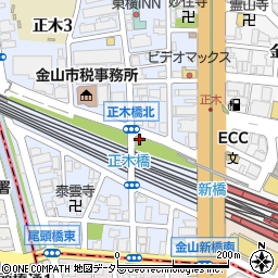 正木橋周辺の地図
