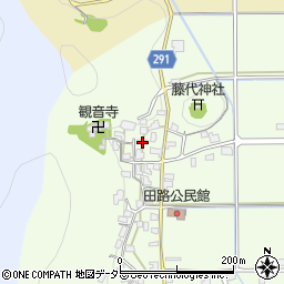 兵庫県丹波市柏原町田路608周辺の地図
