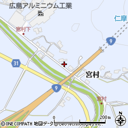 島根県大田市仁摩町大国宮村244周辺の地図