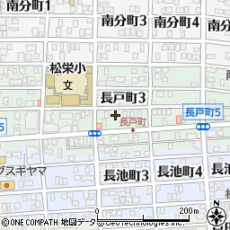愛知県名古屋市昭和区長戸町3丁目34周辺の地図