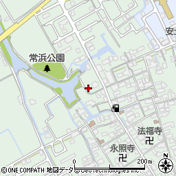 滋賀県近江八幡市安土町常楽寺744周辺の地図
