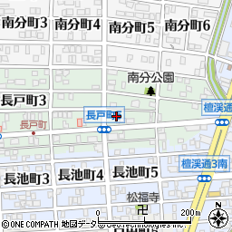 愛知県名古屋市昭和区長戸町5丁目33周辺の地図