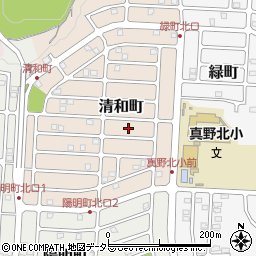 滋賀県大津市清和町13周辺の地図