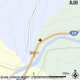 岡山県美作市太田18周辺の地図