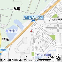 愛知県豊田市亀首町八ツ口洞62周辺の地図