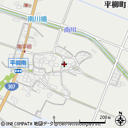 滋賀県東近江市平柳町1180周辺の地図