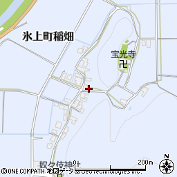 兵庫県丹波市氷上町稲畑333周辺の地図