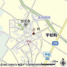 滋賀県東近江市平松町469周辺の地図