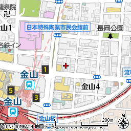 Ａ５焼肉二郎　金山店周辺の地図