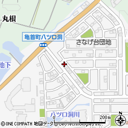 愛知県豊田市亀首町八ツ口洞213周辺の地図