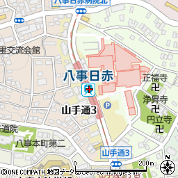 八事日赤駅周辺の地図