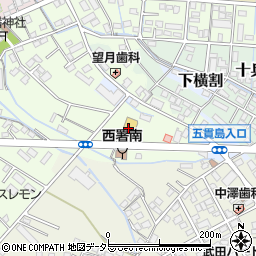 ウエルシア富士水戸島店周辺の地図