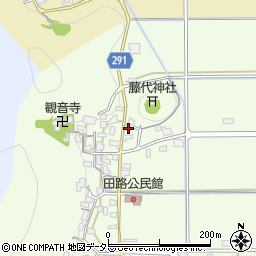 兵庫県丹波市柏原町田路411周辺の地図