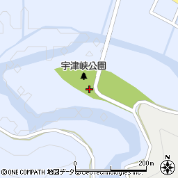 京都市宇津峡公園周辺の地図