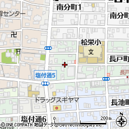 愛知県名古屋市昭和区長戸町1丁目周辺の地図