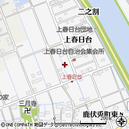 愛知県津島市鹿伏兎町上郷128周辺の地図