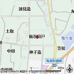 愛知県豊田市舞木町板谷貝戸周辺の地図