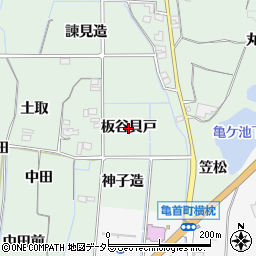 愛知県豊田市舞木町（板谷貝戸）周辺の地図