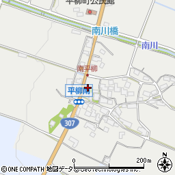 滋賀県東近江市平柳町1142周辺の地図