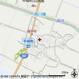 滋賀県東近江市平柳町1208周辺の地図