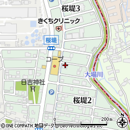 静岡県駿東郡長泉町桜堤周辺の地図