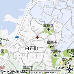 神奈川県三浦市白石町周辺の地図