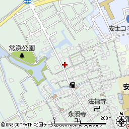 滋賀県近江八幡市安土町常楽寺734-2周辺の地図