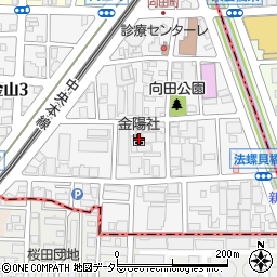 金陽社周辺の地図
