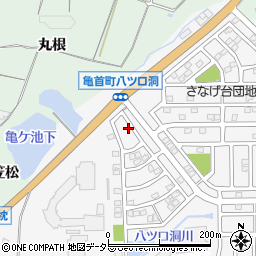 愛知県豊田市亀首町八ツ口洞78周辺の地図