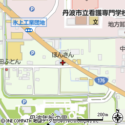 兵庫県丹波市柏原町田路56周辺の地図