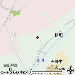 愛知県豊田市力石町（組垣）周辺の地図