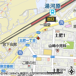 小田原百貨店周辺の地図