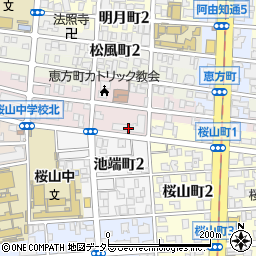 県営恵方住宅周辺の地図
