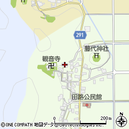 兵庫県丹波市柏原町田路605周辺の地図