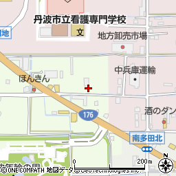 兵庫県丹波市柏原町田路40周辺の地図