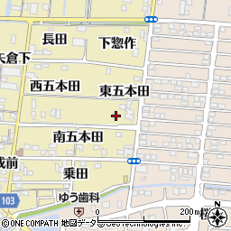 愛知県海部郡蟹江町須成東五本田2121周辺の地図