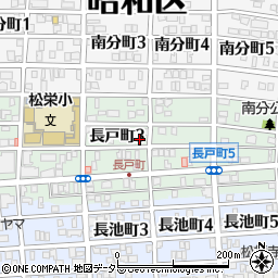 愛知県名古屋市昭和区長戸町3丁目27周辺の地図