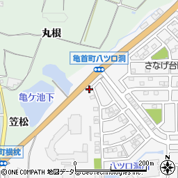 愛知県豊田市亀首町八ツ口洞60周辺の地図